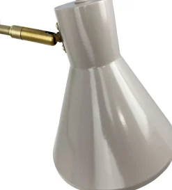 New Dyberg Larsen Væglampe Sleep 17 cm, Beige/Antik Messing