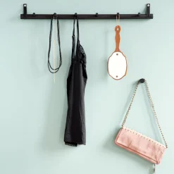 Outlet Ekta Living 6 Dot Knagerække , Sort Eg