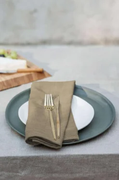 Hot Ekta Living Stofserviet 2 stk. 35x50 cm, Taupe