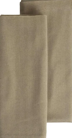 Hot Ekta Living Stofserviet 2 stk. 35x50 cm, Taupe