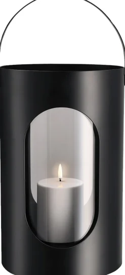 Sale Ekta Living Light House Lanterne H, Sort