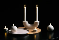 Eledea Stearinlys|Led Stearinlys > Kronelys LED 2 stk. ?2,3xH20,5 cm, Off White