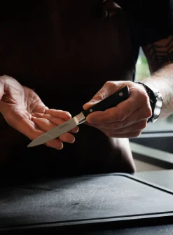 Clearance Herb Urtekniv 8,5 cm, Sort Urteknive Og Grøntsagsknive
