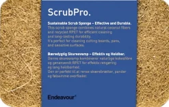 Endeavour Opvask|Opvask > Scrubpro Svamp 2 stk, Grå