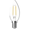 Outlet C35 Pære LED E14 4,2W/470lm Dæmpbar, Klar E14 Led-Pærer