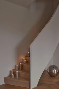 ester & erik Stearinlys|Led Stearinlys > Bloklys LED ?7,5/H20 cm,