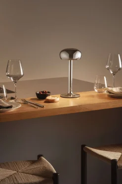 Best Eva Solo Emendo Trådløs Bordlampe LED H29 cm, Chrome