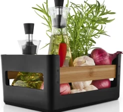 Hot Nordic Kitchen Kasse 26x18 cm, Sort Opbevaring Til Køkkenet