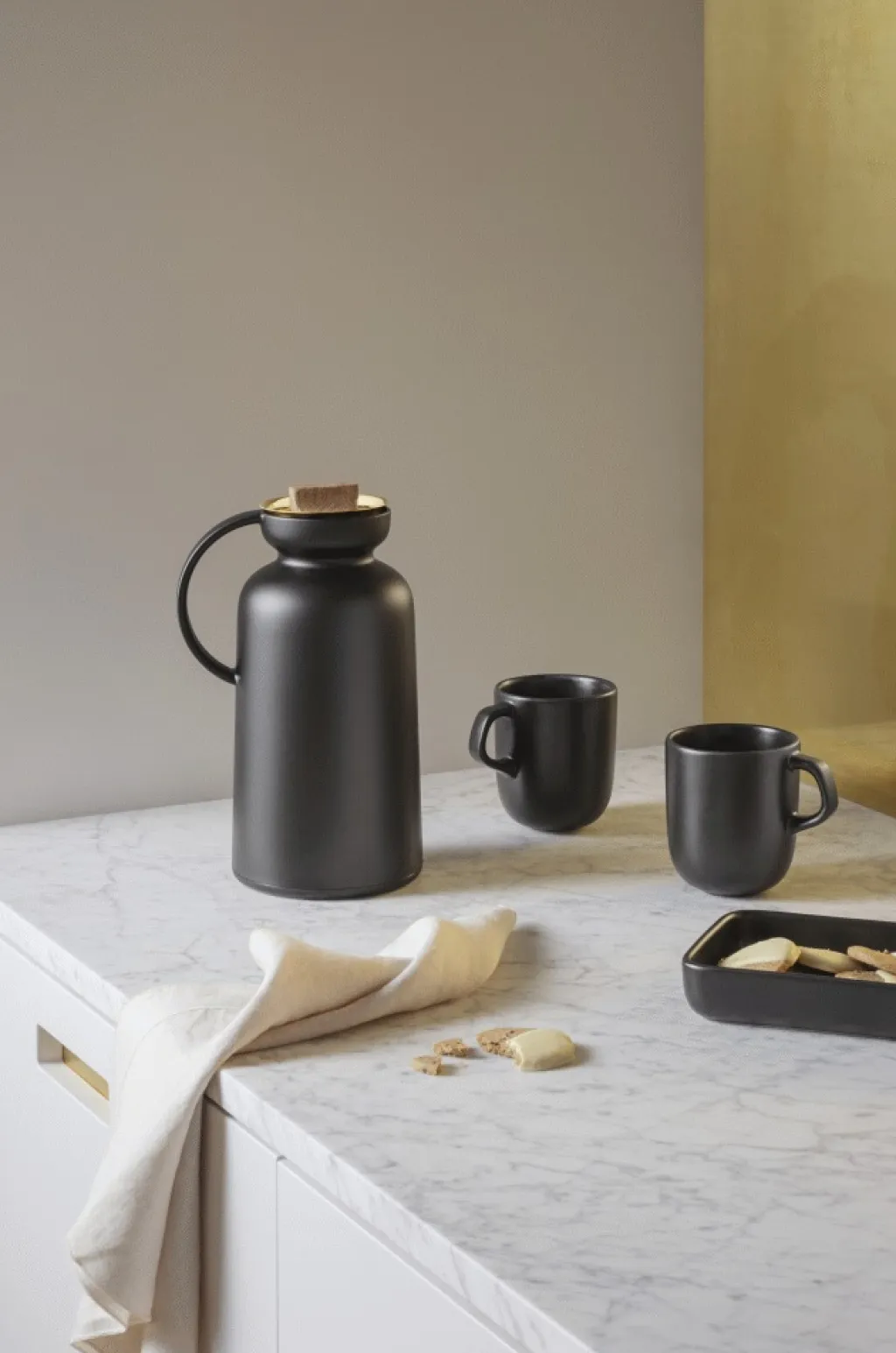 Online Nordic Kitchen Kop m. Hank 30 cl, Sort Kopper