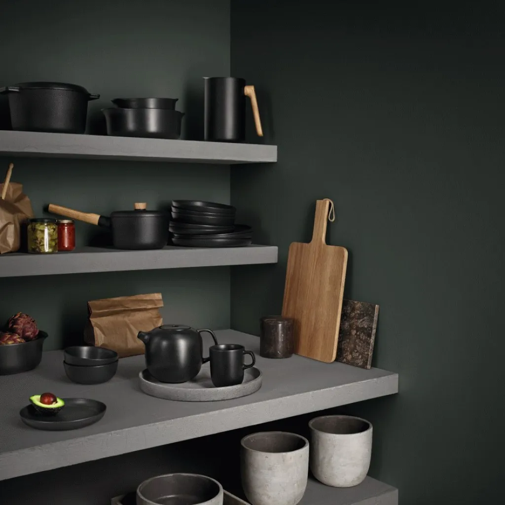 Online Nordic Kitchen Kop m. Hank 30 cl, Sort Kopper