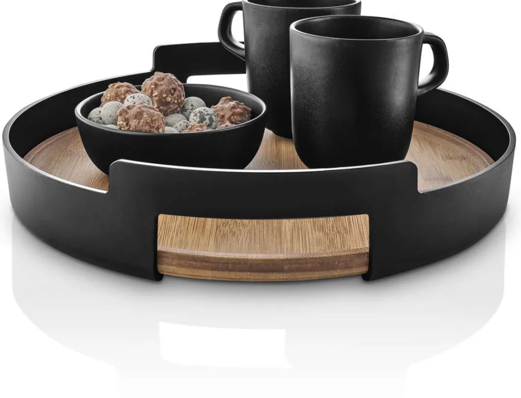 Eva Solo Serveringsbakker|Stue > Nordic Kitchen Serveringsbakke ?35 cm, Sort/Bambus