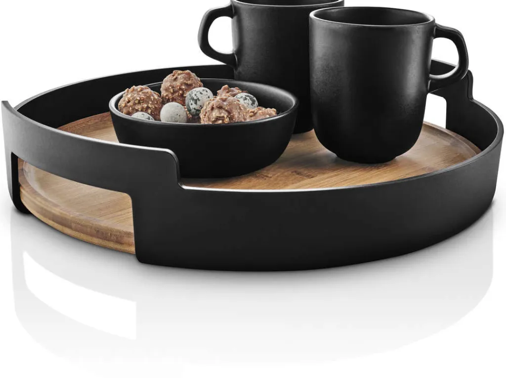 Eva Solo Serveringsbakker|Stue > Nordic Kitchen Serveringsbakke ?35 cm, Sort/Bambus