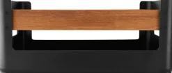 Online Nordic Kitchen Viktualiekasse 38x27x16 cm, Sort Kurve Og Kasser