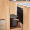 Hot Eva Solo Reflect Vægbeslag til Affaldssorteringsspand 16 L+33 L 36 cm, Sort