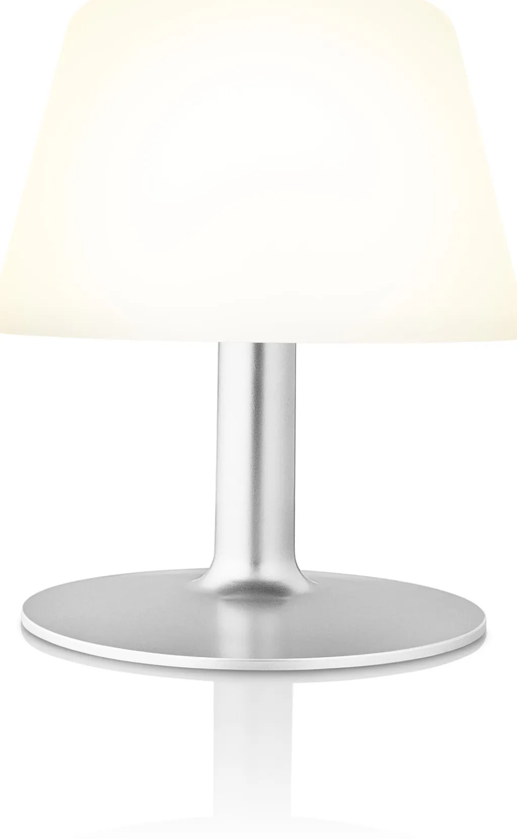 New SunLight Loungelampe H, Hvid/Stål Udendørs Bordlamper|Lamper Til Haven Og Terrassen