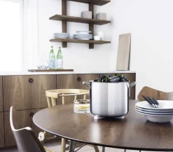 Eva Trio Gryder Og Kasseroller > Gryde 24 cm/10 L, Recycled Stål