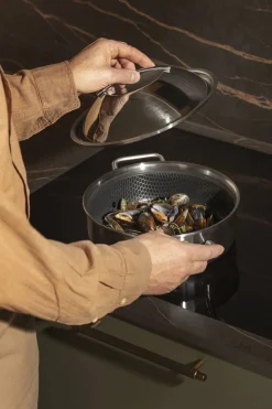 Eva Trio Gryde- Og Pandelåg > Kuppellåg , Recycled Rustfrit Stål