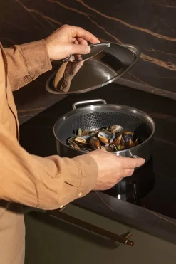 Eva Trio Gryde- Og Pandelåg > Kuppellåg , Recycled Rustfrit Stål
