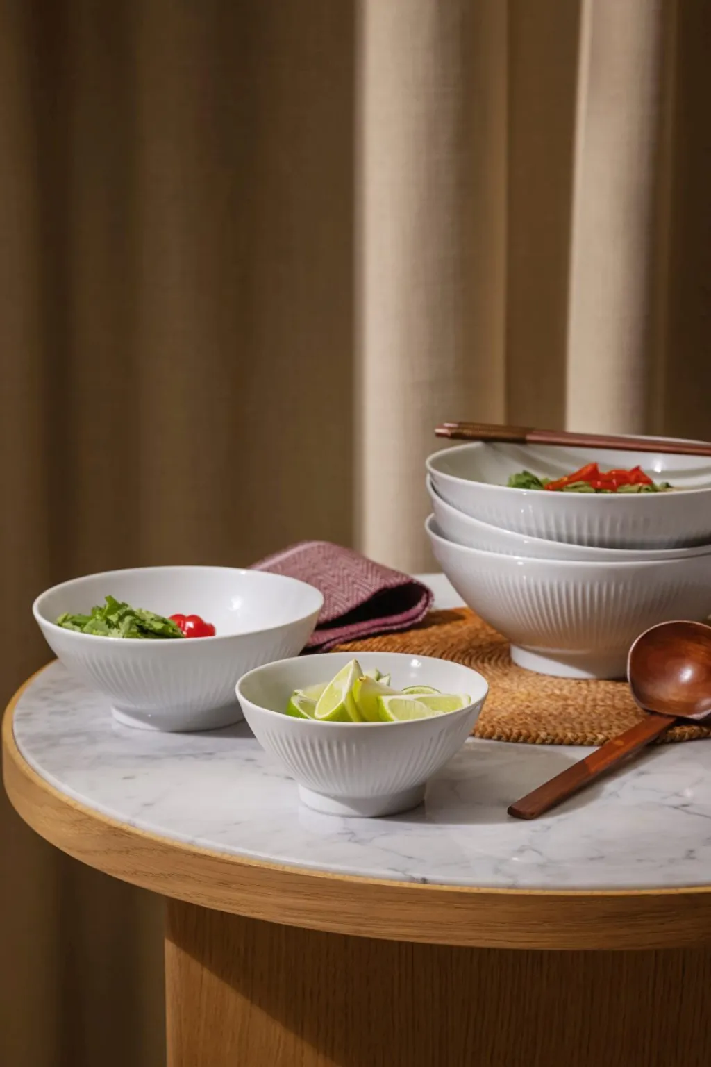 Eva Trio Skåle|Spisestue > Legio Nova Ramen-skål , Hvid