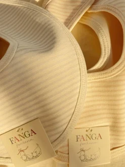 Hot Fanga Fontana Fio Stripe Hagesmæk 2 stk, Blue Mix