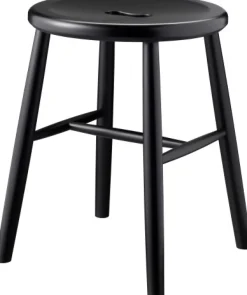 Hot FDB Møbler J27 Skammel H45,5 cm, Sort