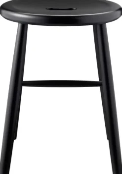 Hot FDB Møbler J27 Skammel H45,5 cm, Sort