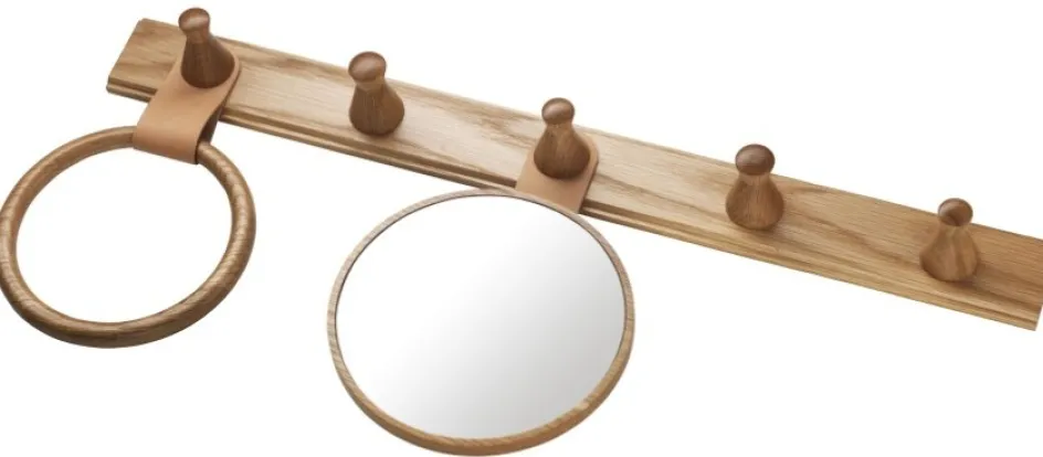 Discount FDB Møbler Q4 Allé Tørklædering 23 cm, Eg
