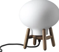 Sale FDB Møbler U6 Hiti Mini Bordlampe H22 cm, Valnød/Opal
