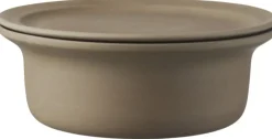 Clearance V22 Ildpot Låg t. Skål , Brun Skåle|Spisestue