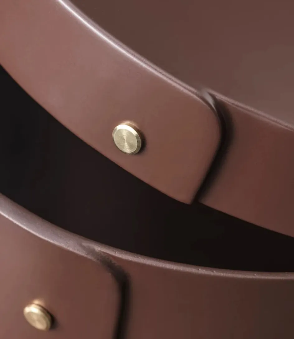 FDB Møbler X3 Drejø Opbevaringsboks , Chocolate Brown