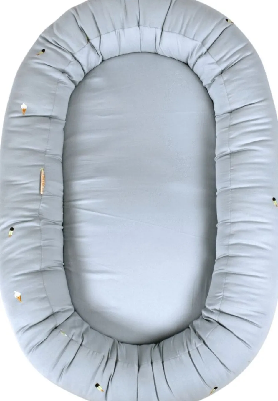 Sale FILIBABBA Babynest 2. Generation Cool Summer 56x89 cm, Pearl Blue