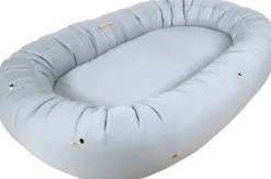Sale FILIBABBA Babynest 2. Generation Cool Summer 56x89 cm, Pearl Blue