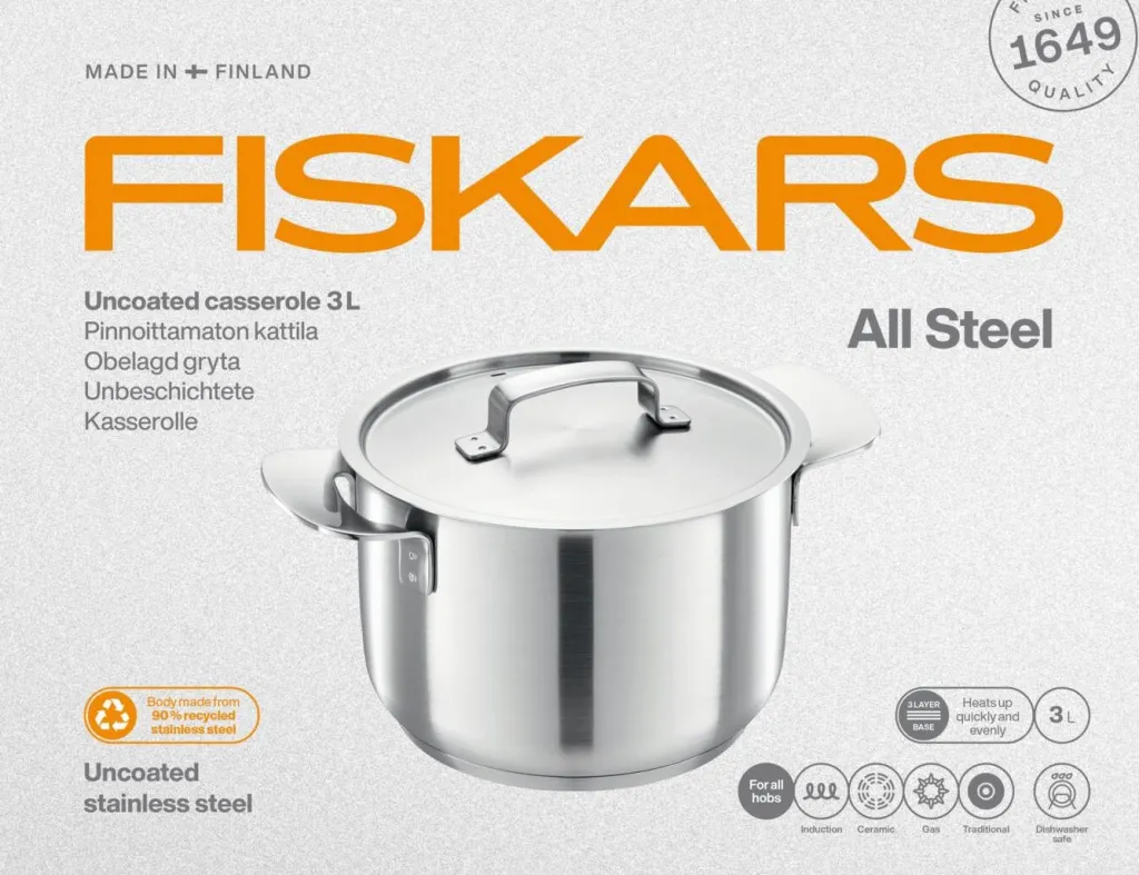 Fiskars Gryder Og Kasseroller > All Steel Gryde