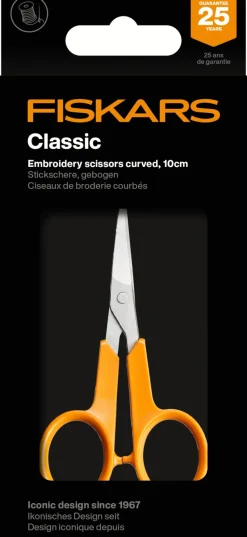 Fiskars Skæreredskaber > Classic Broderisaks 10 cm, Orange
