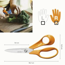Best Fiskars Classic Køkkensaks 18 cm, Orange