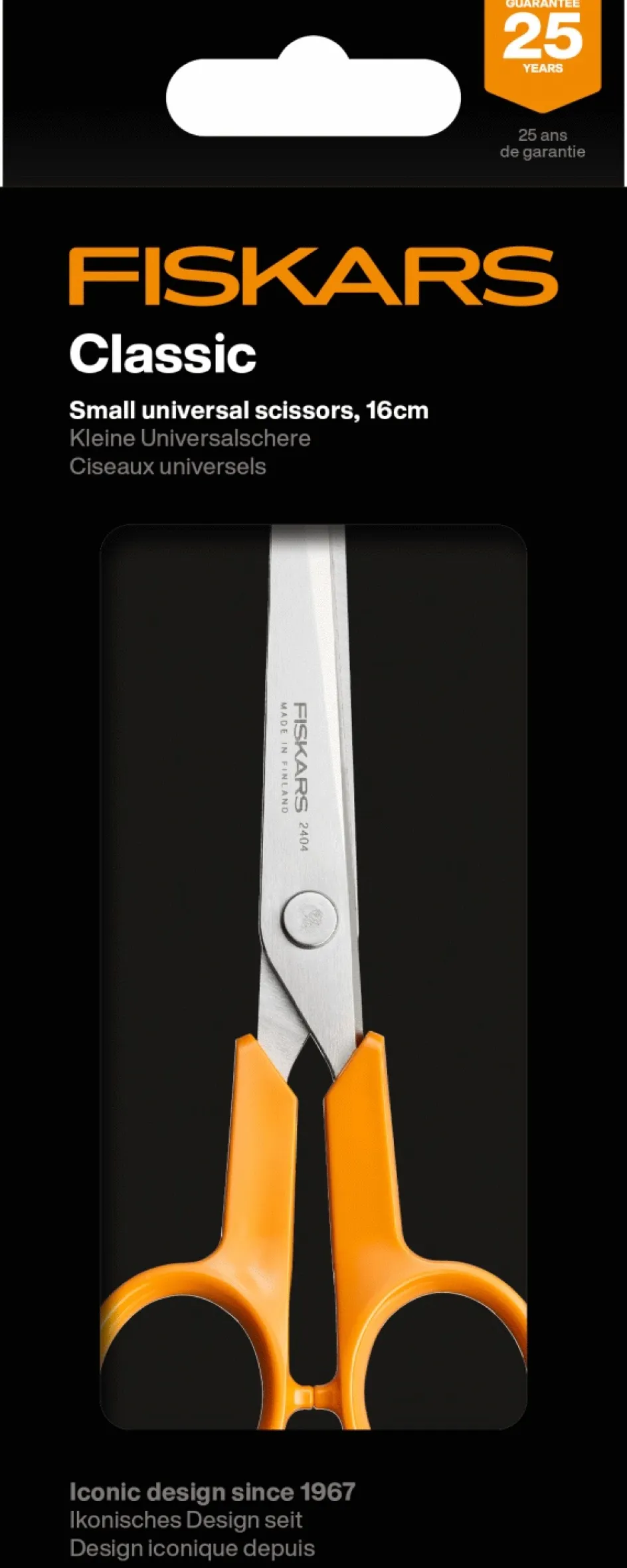 Fiskars Classic Universalsaks 16 cm, Orange