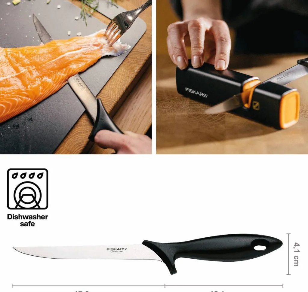 New Essential Filetkniv 18 cm Udbener- Og Filetknive