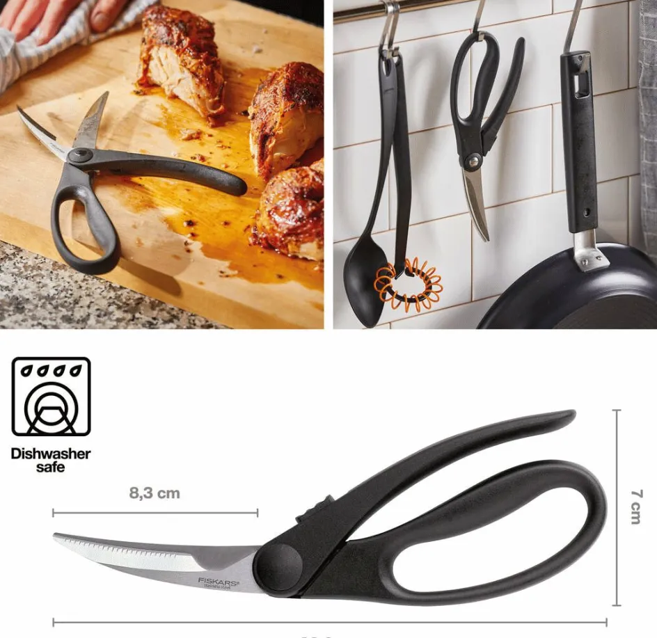 Online Fiskars Essential Fjerkræsaks 23 cm