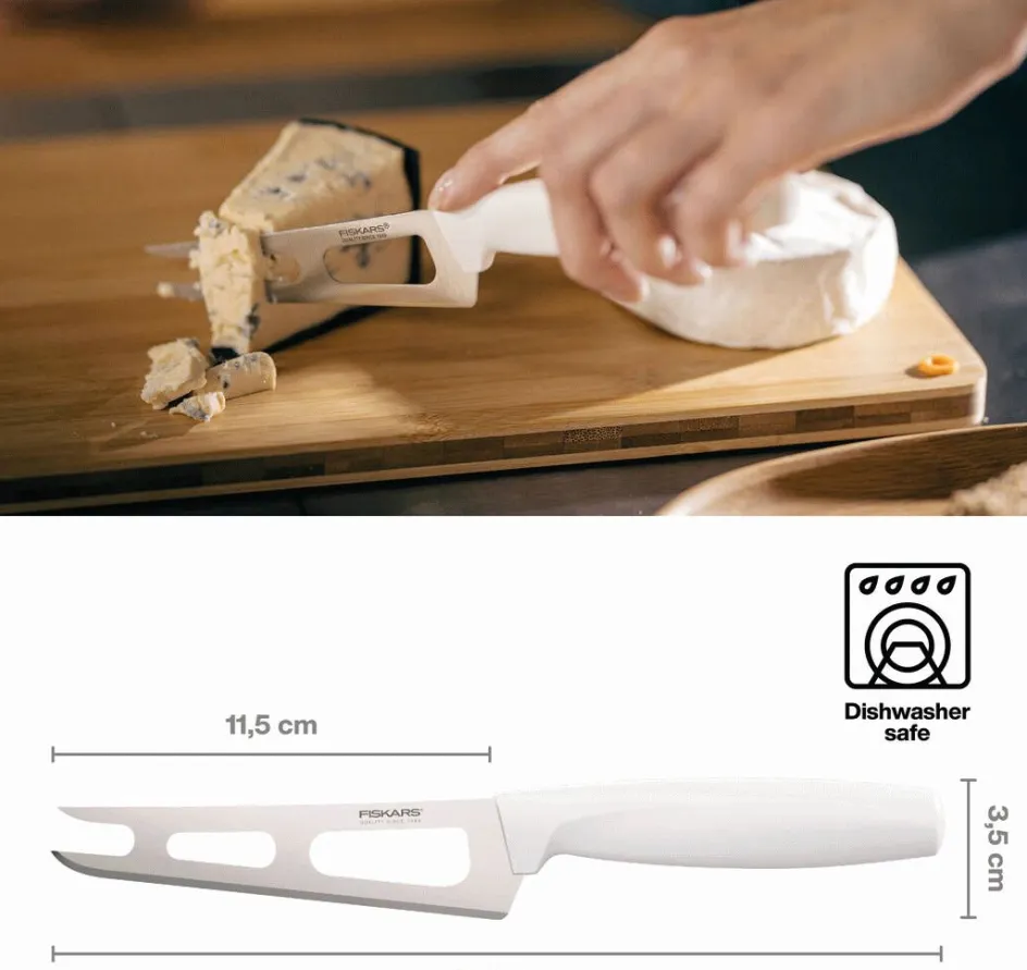 Outlet Fiskars Functional Form Ostekniv, Hvid