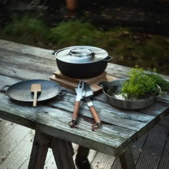 Discount Norden Grill Støbejernsstegeplade 30 cm Tilbehør Til Gryder Og Pander