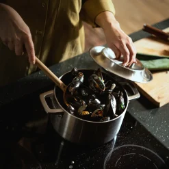 Fiskars Gryder Og Kasseroller > Norden Steel Gryde m. Låg