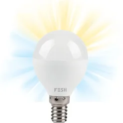 Online Foss Europe Foss FESH Smart Home Kronepære LED E14 5W Dæmpbar, Hvid