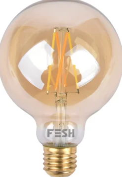 Foss Europe E27 Led-Pærer|Dekorationspærer > Foss FESH Smart Home Pære LED E27 5,5W Dæmpbar, Amber