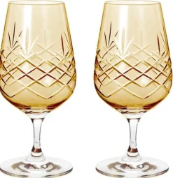 Frederik Bagger Ølglas > Crispy Mate Ølglas 2 stk. 36 cl, Citrine/Amber
