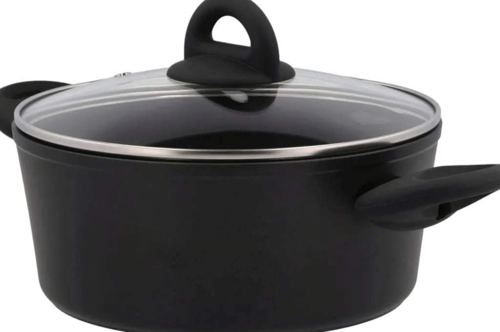Online Ceramica Gryde m. Glaslåg Ø22 cm/2,5 L, Sort Gryder Og Kasseroller