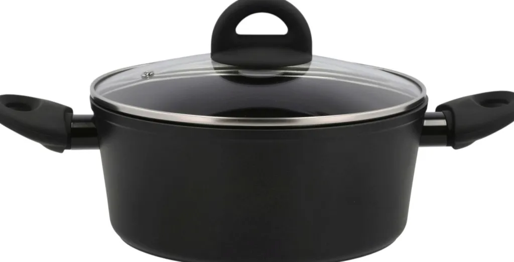 Online Ceramica Gryde m. Glaslåg Ø22 cm/2,5 L, Sort Gryder Og Kasseroller