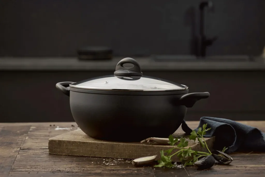 Online Ceramica Stegegryde Ø28 cm/6 L, Sort Gryder Og Kasseroller