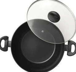 Online Ceramica Stegegryde Ø28 cm/6 L, Sort Gryder Og Kasseroller