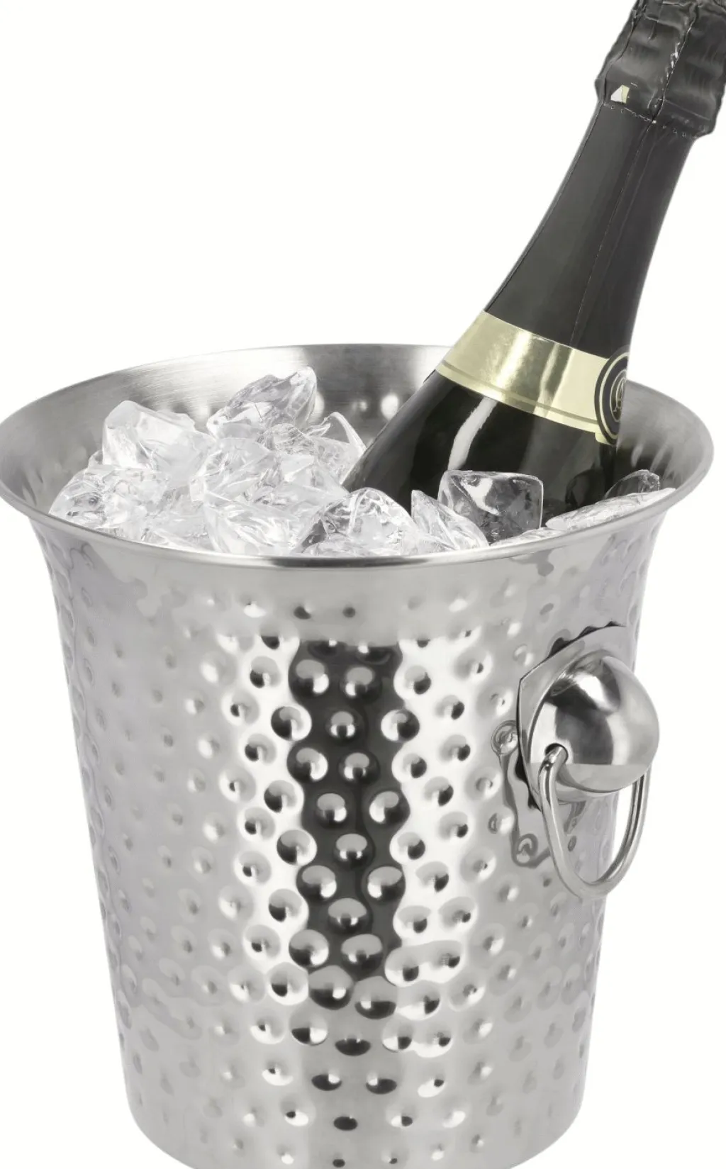 Clearance Champagne-/Vinkøler H20 cm, Silver Metallic Champagne- Og Vinkølere