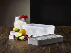 Outlet Isterningbakke m. Låg 23,3x12,2 cm Isterningebakker Og Isforme|Opbevaring Til Køkkenet